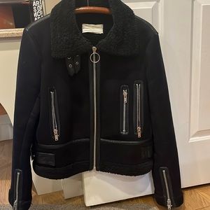 Zara faux shearling coat
